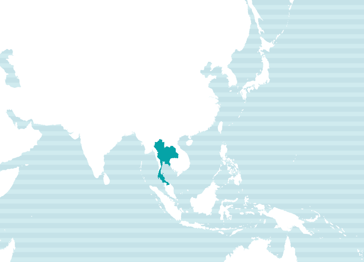 タイ語使用地域地図