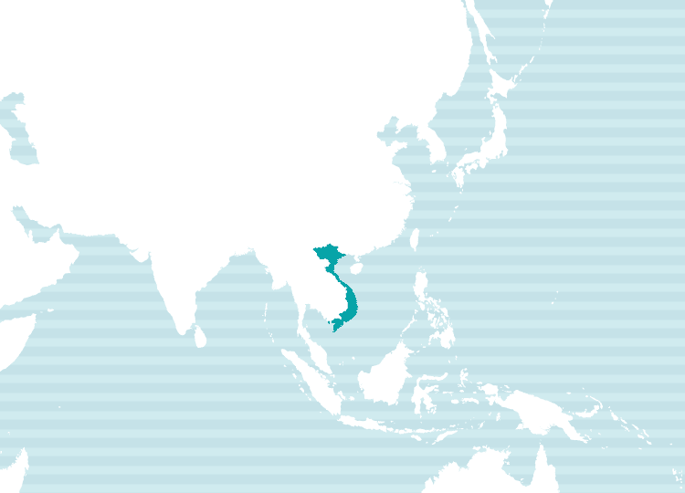 ベトナム語使用地域地図